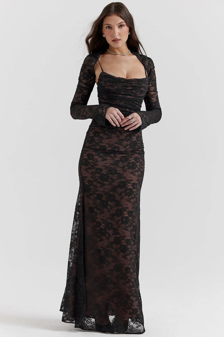 Aurelle's CHIC LONGSLEEVE MAXI DRESS